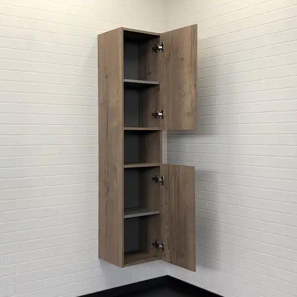 Шкаф-колонна Comforty Никосия 35 Дуб темный, 00-00009554 фото 4