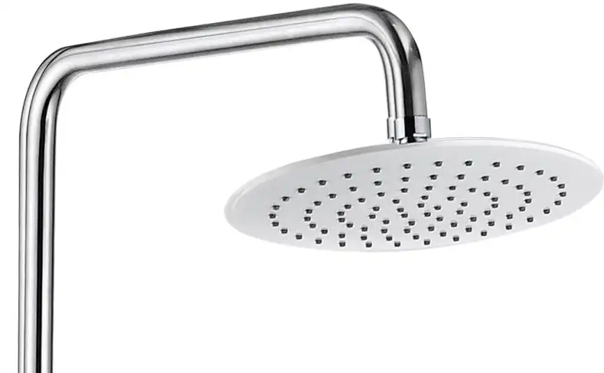 Душевая система Aquanet Arctic AF520-72-R-CW для ванны с изливом, верхний и ручной душ, Хром / Белый фото 3