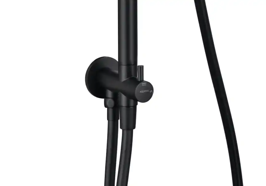 Душевая система Aquatek ВЕГА AQ2046MB, Черный матовый фото 7