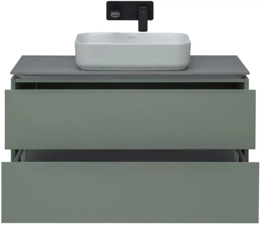 Тумба под раковину Allen Brau Infinity 100 1.21003.CGM олива матовый фото 12