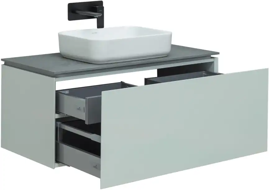 Тумба под раковину Allen Brau Infinity 100 1.21004.PWM папирус матовый фото 6