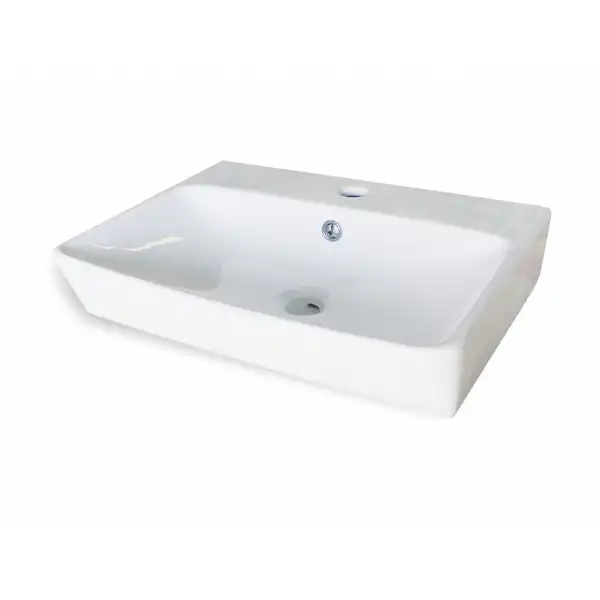 Тумба с умывальником Comforty Прага 60 Дуб белый, 00-00014535 фото 3