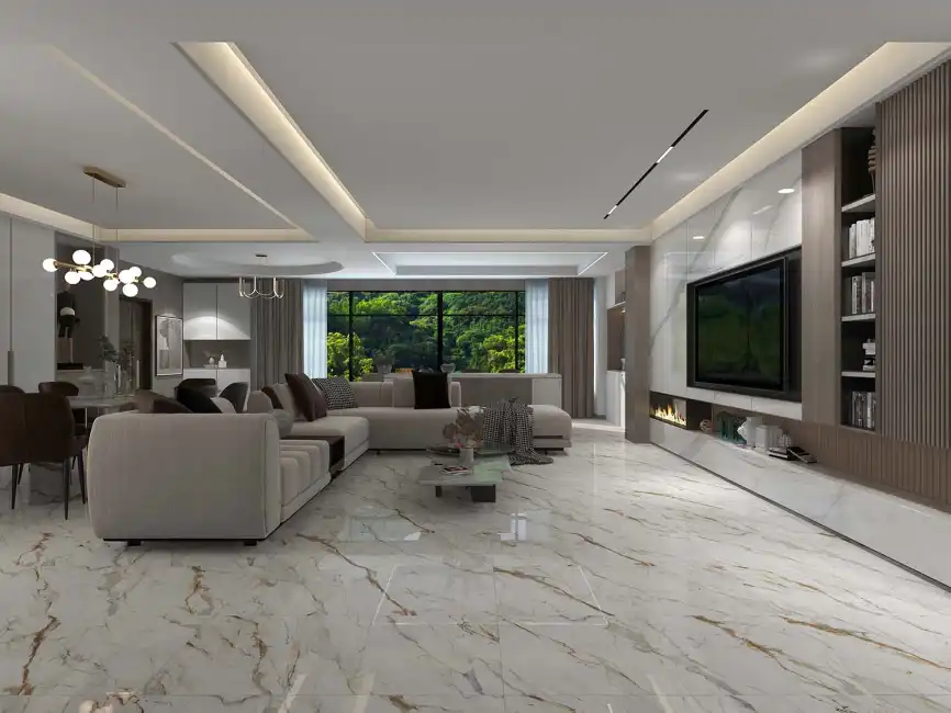 Керамогранит AZARIO CALACATTA ROYAL GOLD 60x120 Carving (H18004004G) фото 6