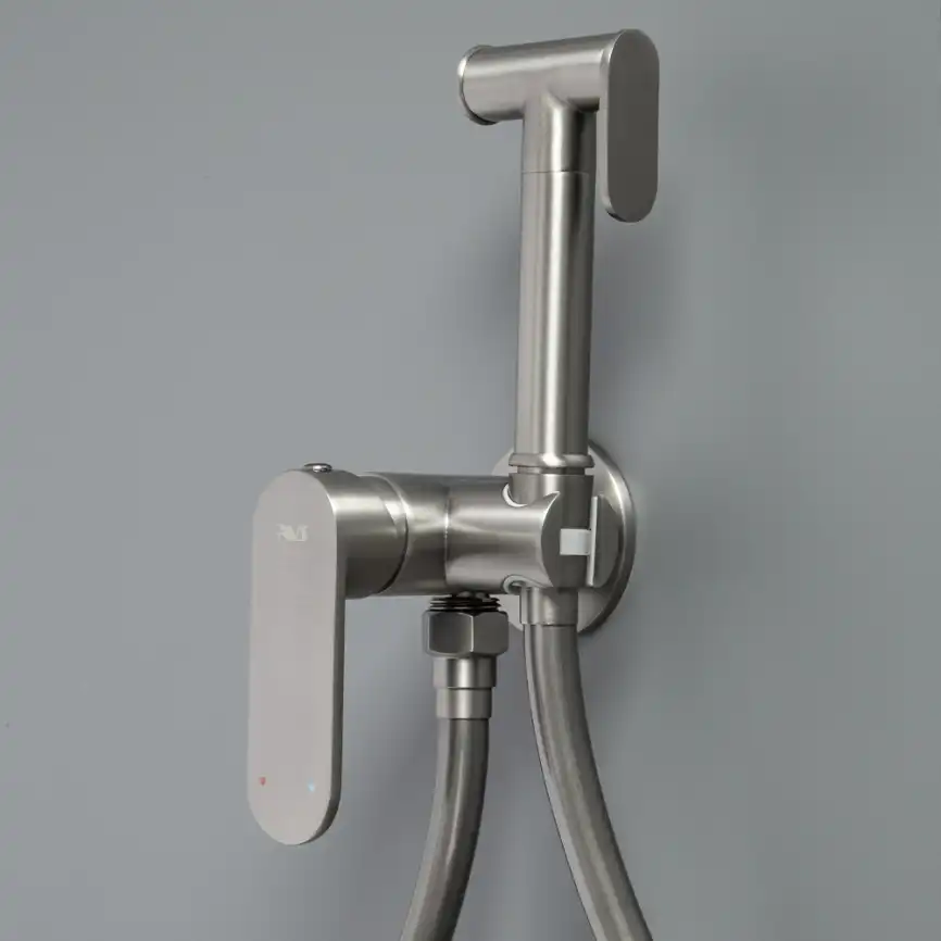 Гигиенический душ со смесителем AVS Beauty оружейная сталь, 811-531-GM фото 8