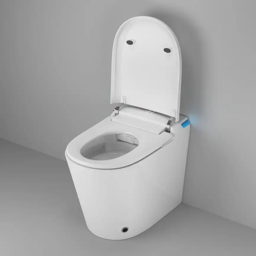 Электронный унитаз-биде Grossman Smart GR-PR-5702 приставной, с импульсным смывом, белый фото 6