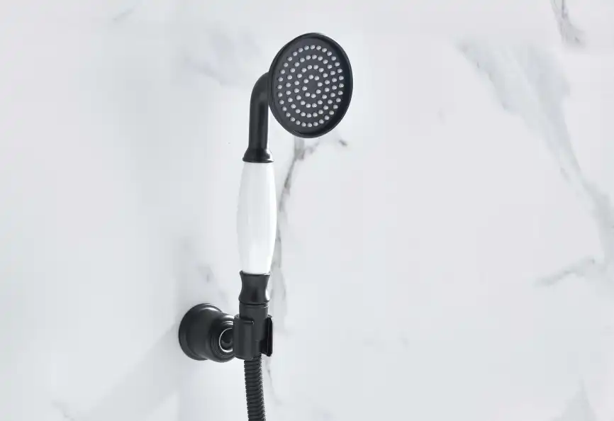 Душевая лейка Aquatek КЛАССИК AQ2008MB, Черный матовый фото 3