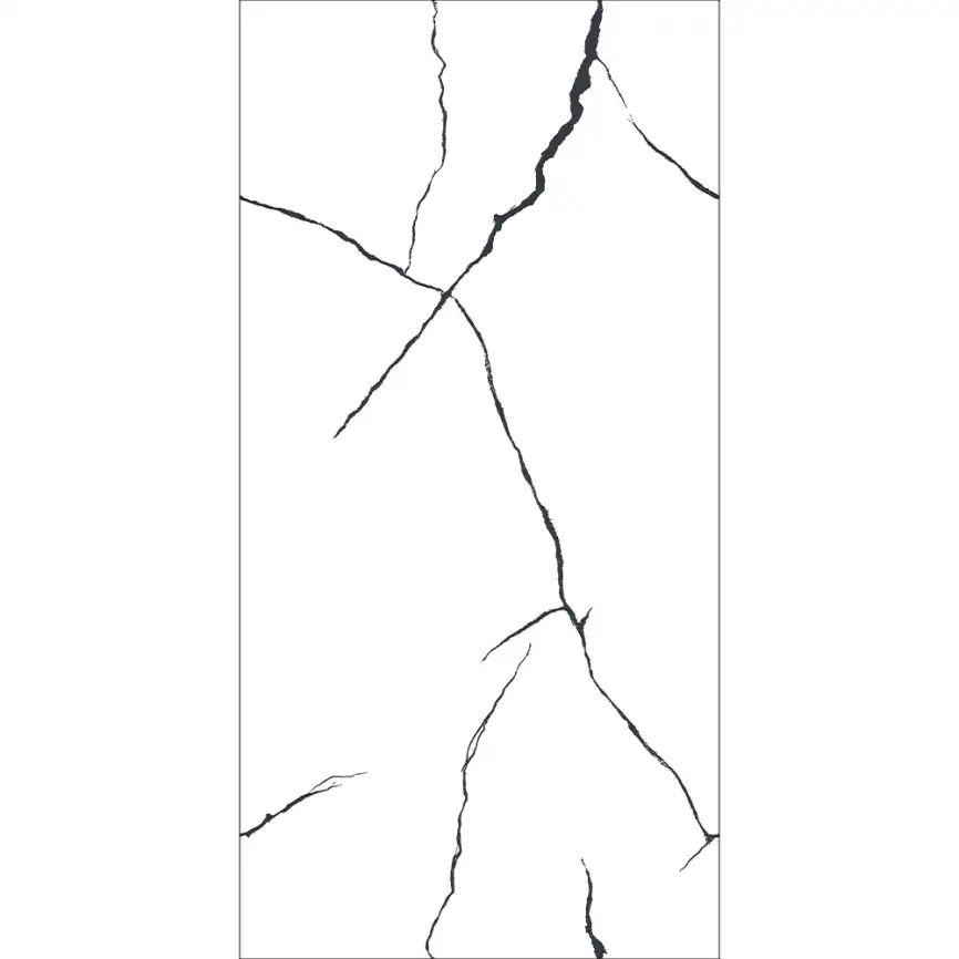 Керамогранит AVS Bettal Black 60x120 карвинг, белый фото 1