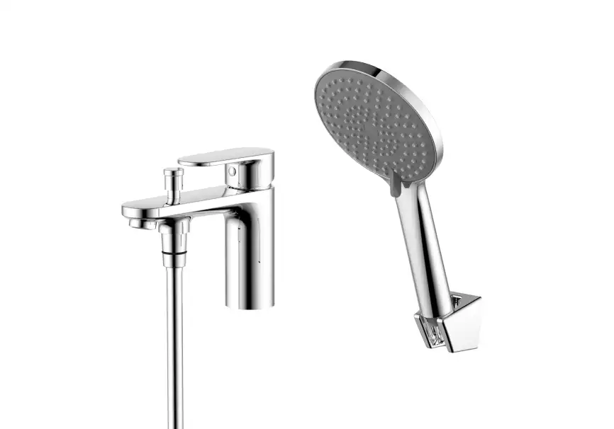 Смеситель на борт ванны Aquatek Ника AQ1844CR, Хром фото 3