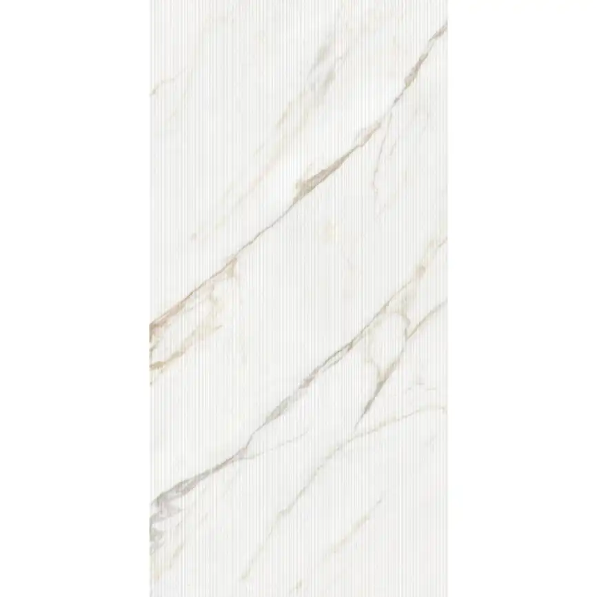 Керамогранит AVS by Italian Design Calacatta Arte Massimo 60x120 Moon Light Stone, белый фото 2