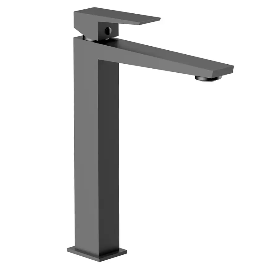 Смесители для раковины AVS NEW CUBE 811-251-GM высокий, оружейная сталь фото 2