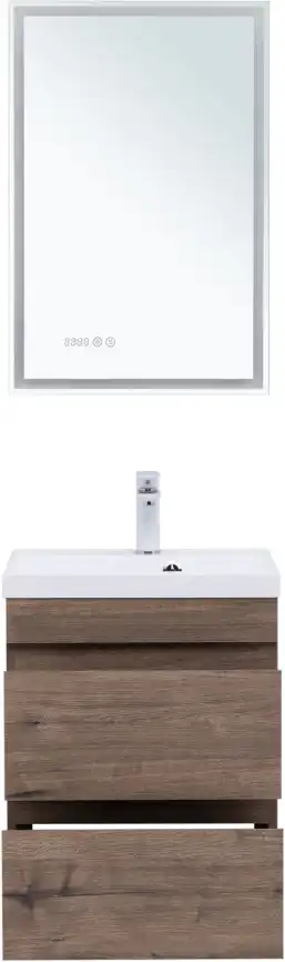 Тумба под раковину Aquanet Нота New 50 дуб веллингтон табак 334190 фото 8