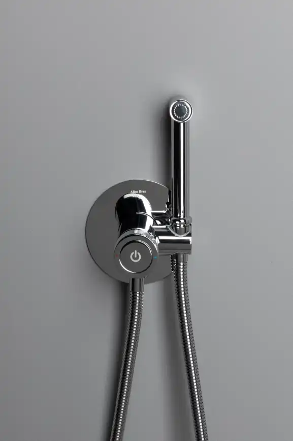 Смеситель с гигиеническим душем Allen Brau Liberty 5.33005-00 (с внутренней частью) хром фото 7