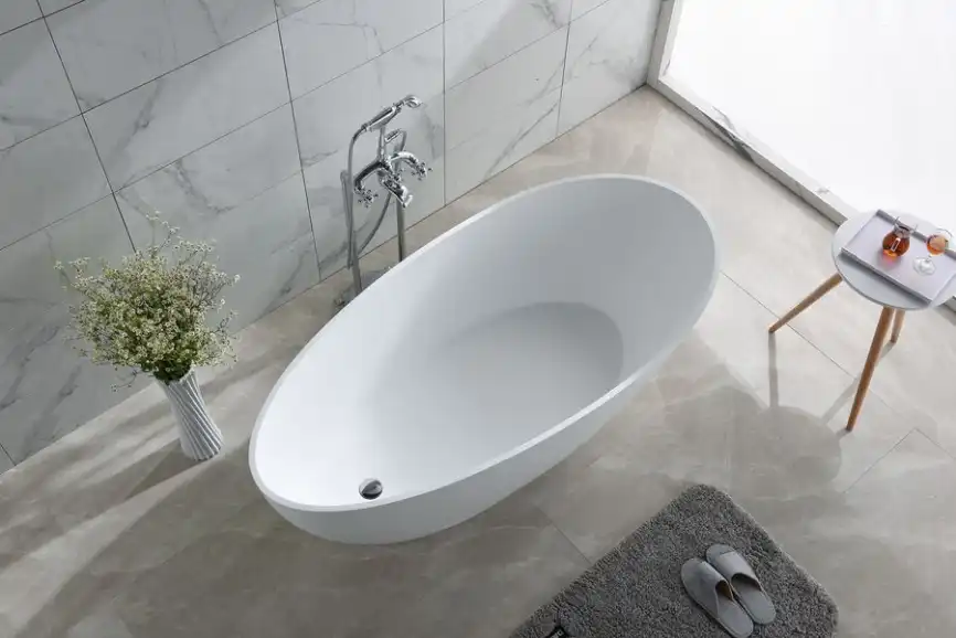 Ванна из литьевого мрамора  Aqua de Marco CALIPSO 168х80 Белая 1168WCAL фото 15