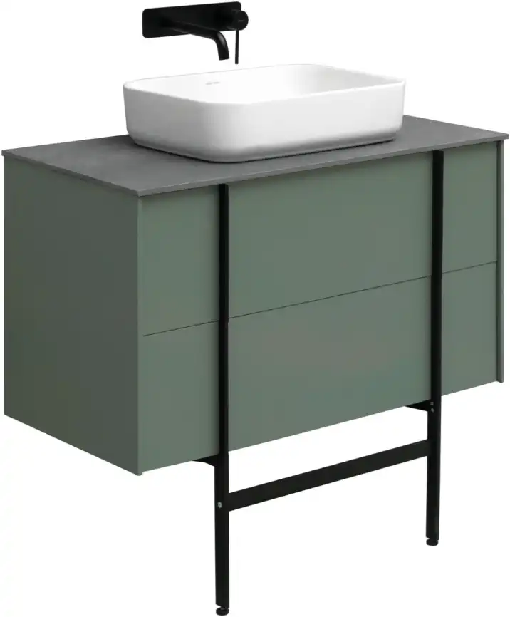 Тумба под раковину Allen Brau Reality 90 1.32006.CGM олива матовый фото 31