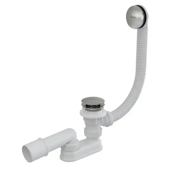 Слив-перелив Ravak X01377 для ванны, CLICK CLACK, хром фото 1