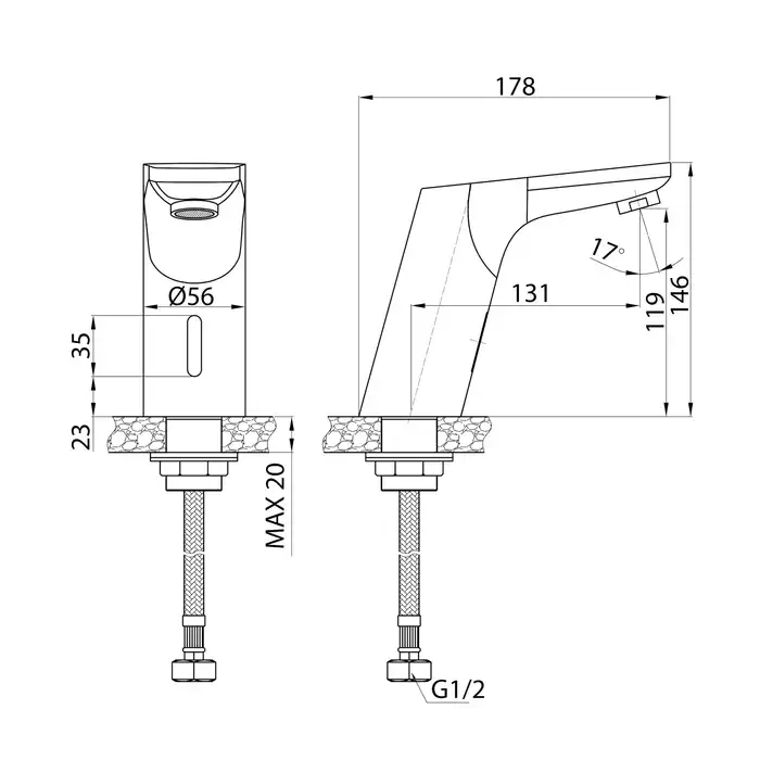 Смеситель для раковины IDDIS Pulse PULSBS0i86  цвет, Глянцевый хром фото 3