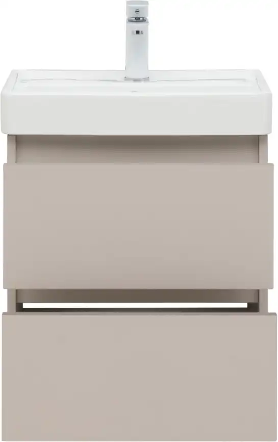 Тумба под раковину Aquanet Вега 2.0 50 бежевый, подвесная, 337940 фото 7