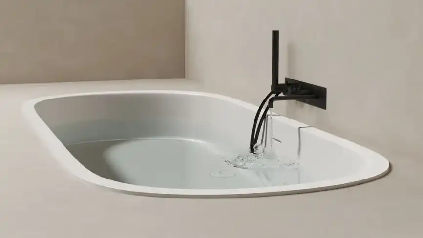 Ванна Salini ORNELLA 170х70 104613G из материала S-Sense, Белая глянцевая фото 8