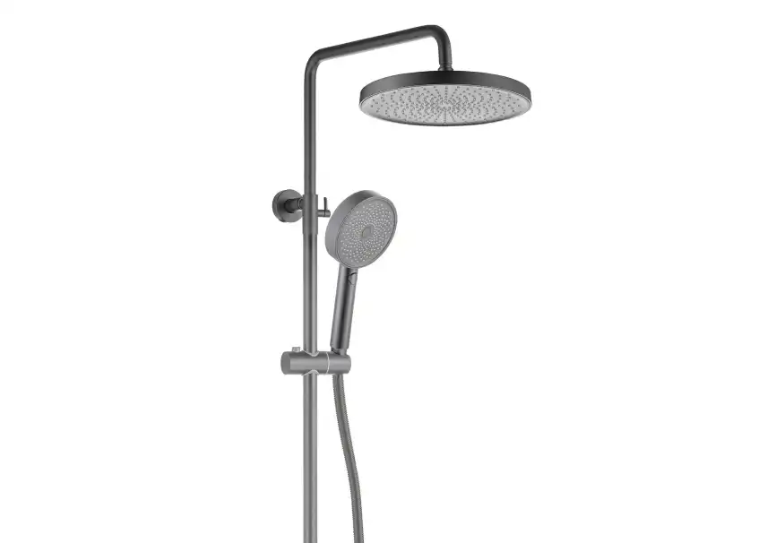 Душевая система Aquatek ВЕГА AQ2043BGM, Оружейная сталь фото 4