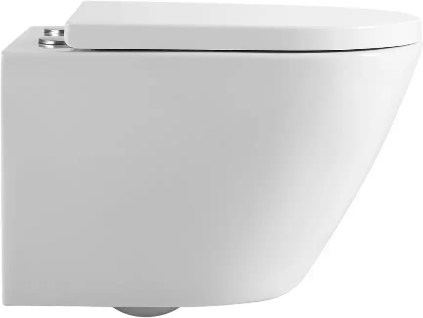 Унитаз подвесной Aquanet Zvezda -2 303978 безободковый, со смывом Tornado, с сиденьем микролифтом фото 7