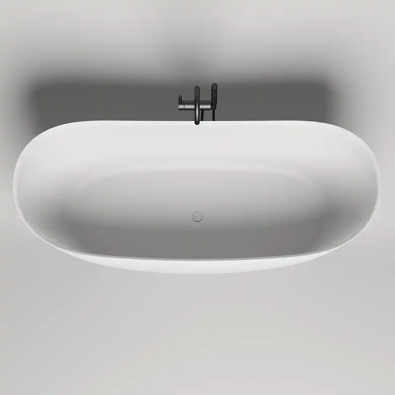 Ванна Salini NOEMI 170х75 101712G из материала S-Sense, Белая глянцевая фото 3