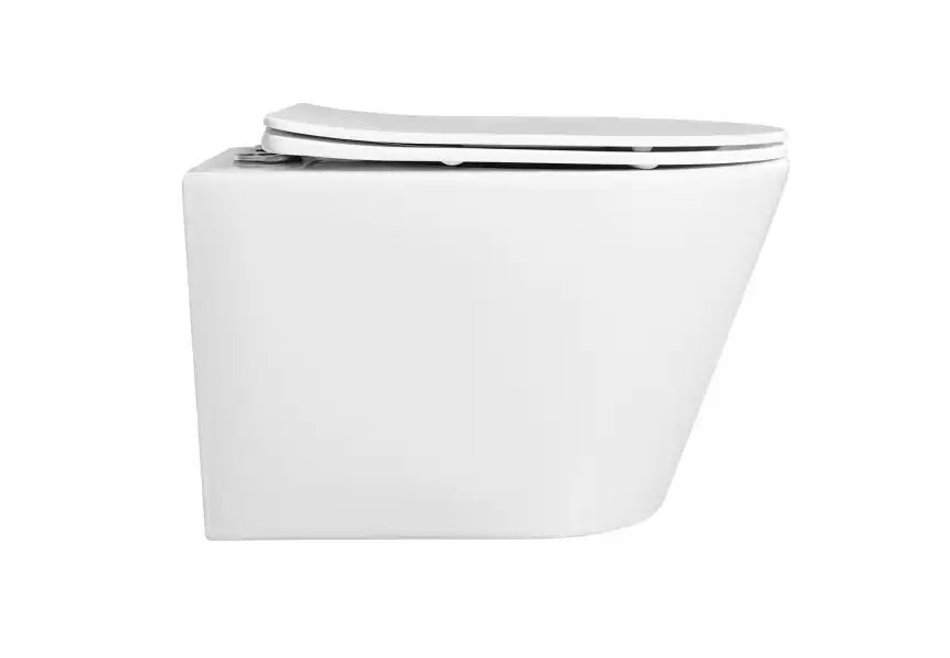 Подвесной унитаз Aquatek Вега AQ1905-00 безободковый, с сиденьем микролифт, Белый фото 3