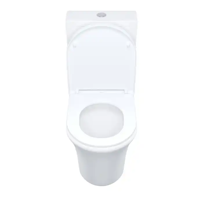 Унитаз-компакт IDDIS Stone STNRDSEi24 безободковый, с бачком и сиденьем микролифт Белый фото 3