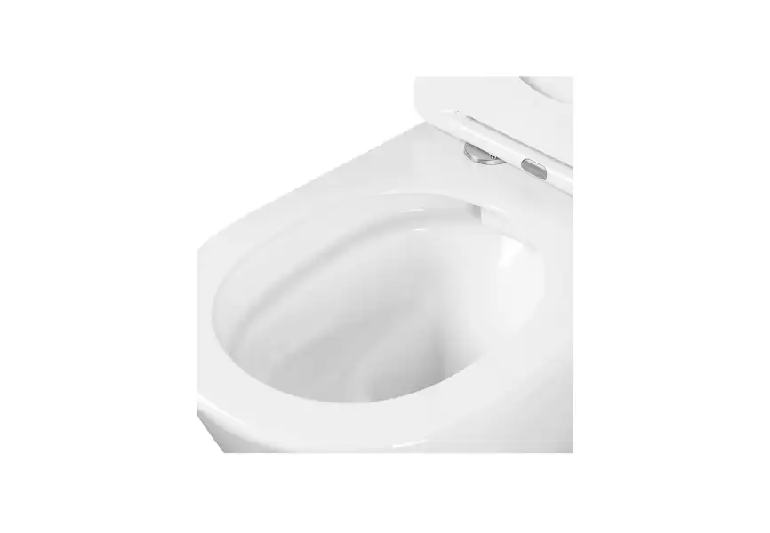 Подвесной унитаз Aquatek Бетта AQ1253W-00 безободковый, с сиденьем микролифт, Белый фото 10