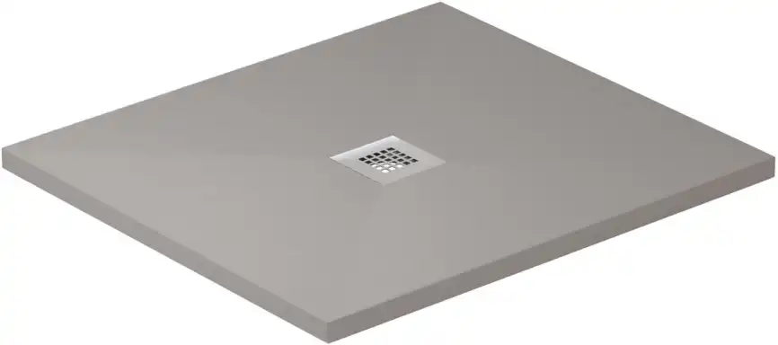Душевой поддон Allen Brau Priority 90x90 8.31002-PGM из искусственного камня платина фото 3