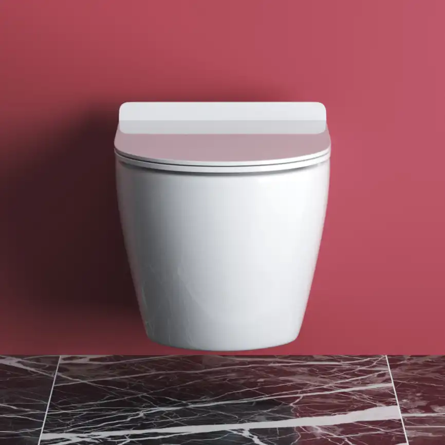 Подвесной унитаз CEZARES STYLUS CZR-513-TH-R, безободковый, белый фото 5