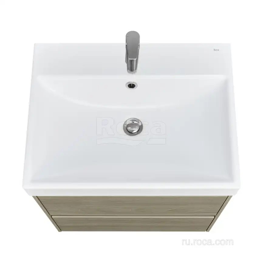 Тумбы под раковину Roca Ona 60 A857613511 подвесная, цвет, Вяз темный фото 2