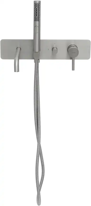 Смеситель для ванны с душем Allen Brau Priority 5.31A06-BN встраиваемый, с внутренней частью, Никель фото 4