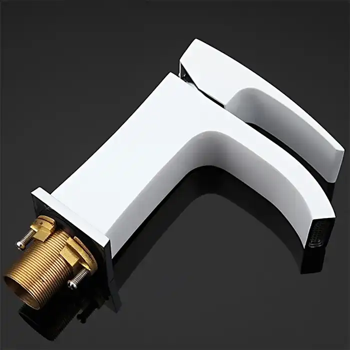 Смеситель для раковины Gappo G1007-8, Хром;Белый фото 2