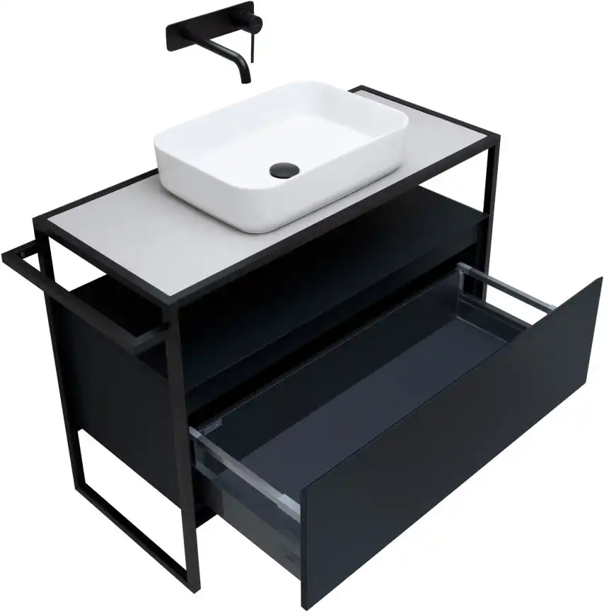 Тумба под раковину Allen Brau Priority 100 1.31003.AM антрацит матовый фото 8