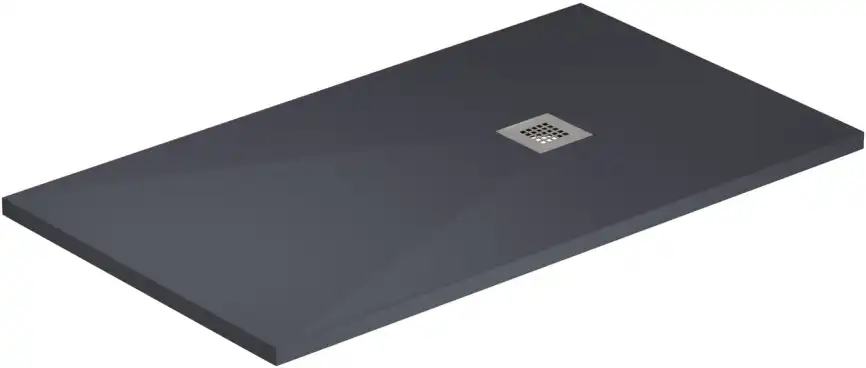 Душевой поддон Allen Brau Priority 140х80 из искусственного камня 8.31008-AM Черный фото 3