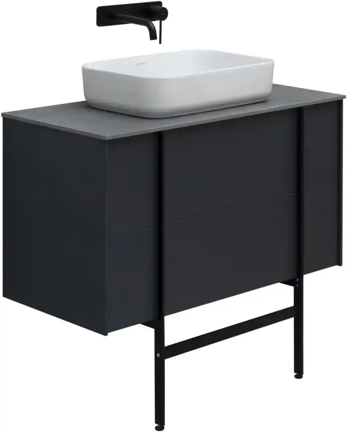 Тумба под раковину Allen Brau Reality 90 1.32006.AM антрацит матовый фото 23