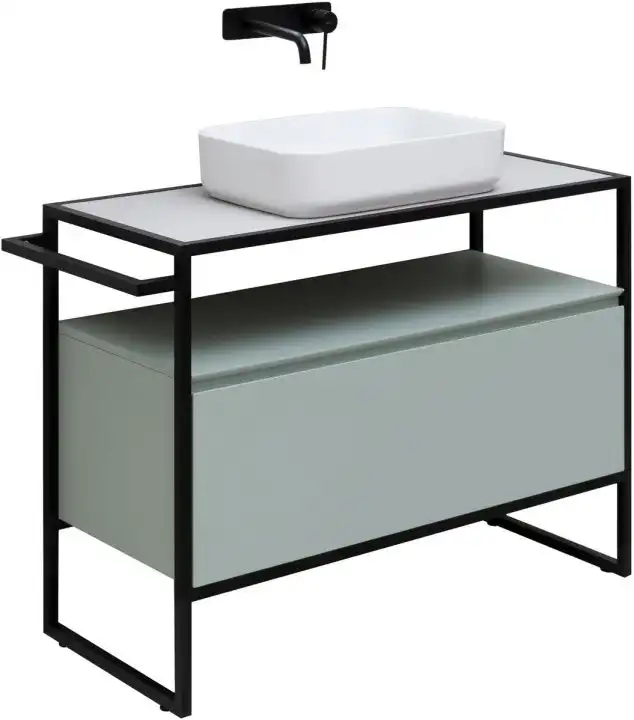 Тумба под раковину Allen Brau Priority 100 1.31003.PWM папирус матовый фото 1