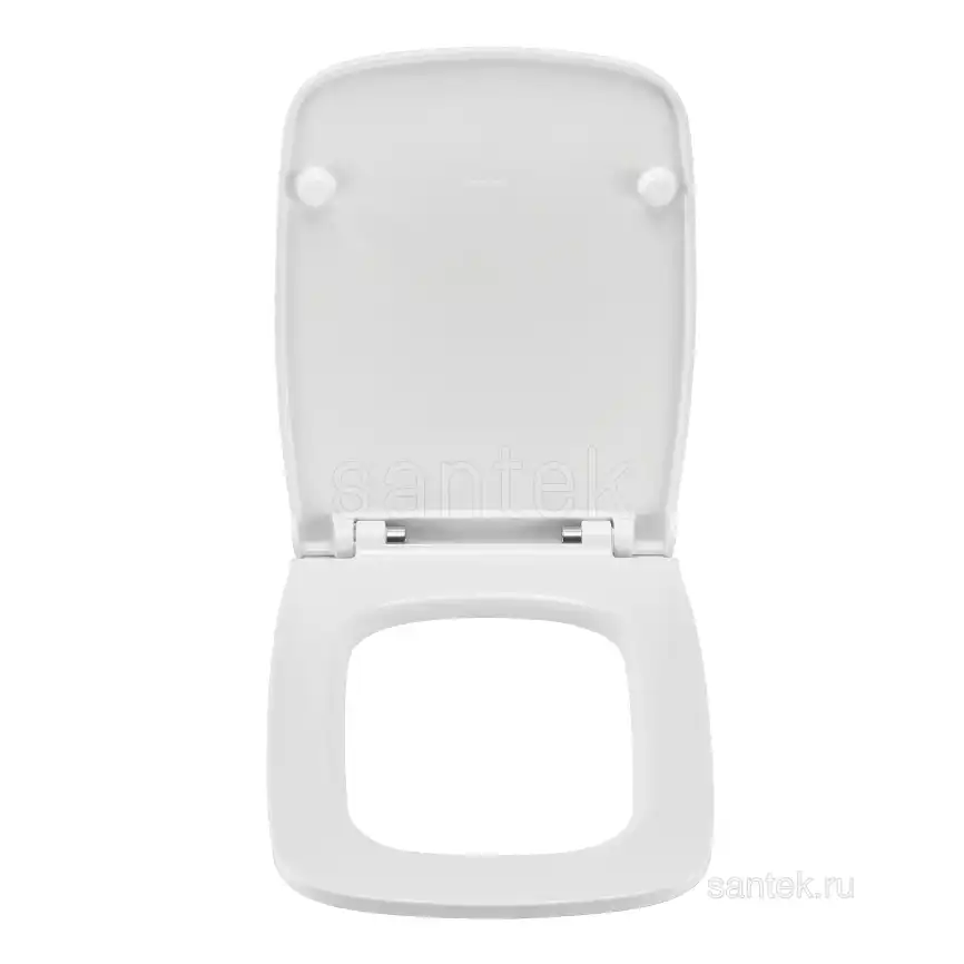 Унитаз-компакт Santek Нео с горизонтальным выпуском, стандарт- 2 реж., дюропласт, микролифт, тонкое 1WH302470 фото 7