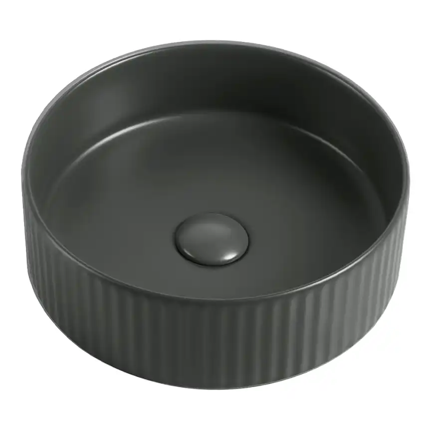 Раковина AVS Нэнси 36x36 темно-серая матовая фото 1