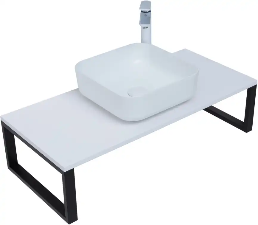 Комплект кронштейнов Aquanet Магнум черный матовый фото 6