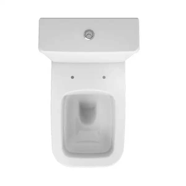 Унитаз компакт Vitra Polar Open-Back 9843B003-7201 с бачком и сиденьем Микролифт фото 3