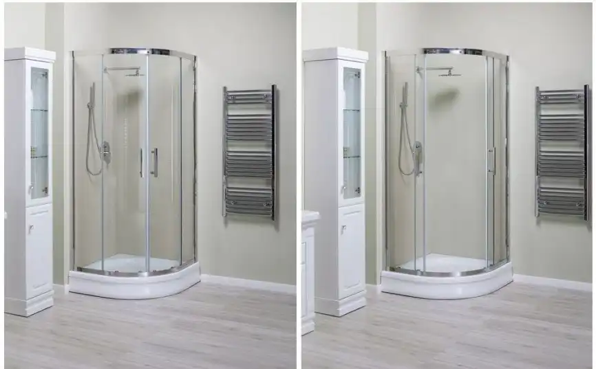 Душевой уголок Aquanet Delta NPE2142 100x100, R550, прозрачное стекло фото 3