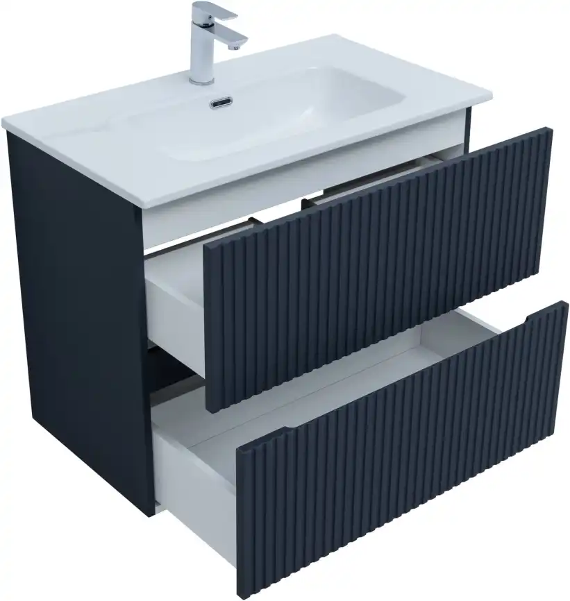 Тумба под раковину Aquanet Джейн 80 маренго фото 6