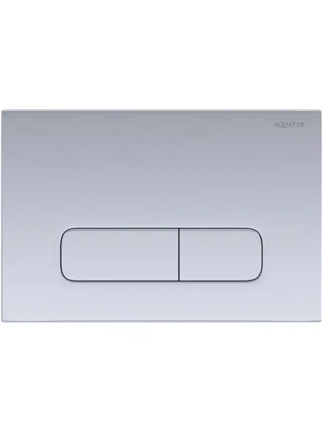 Кнопка смыва Aquatek PNS-0000008, Хром матовый фото 1