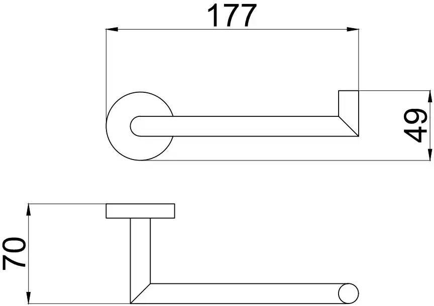 Держатель туалетной бумаги Allen Brau Priority 6.31007-MG графит браш фото 2