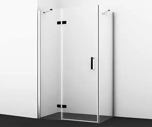 Душевой уголок WasserKRAFT Aller 10H 120х80 10H06LBLACK профиль Черный / Хром стекло Прозрачное фото 1