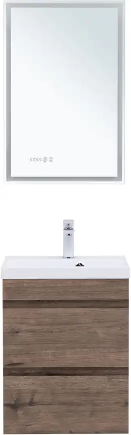 Тумба под раковину Aquanet Нота New 50 дуб веллингтон табак 334190 фото 9