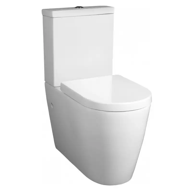 Унитаз-компакт BelBagno MARINO BB105CPR, безободковый, с сиденьем микролифт фото 1