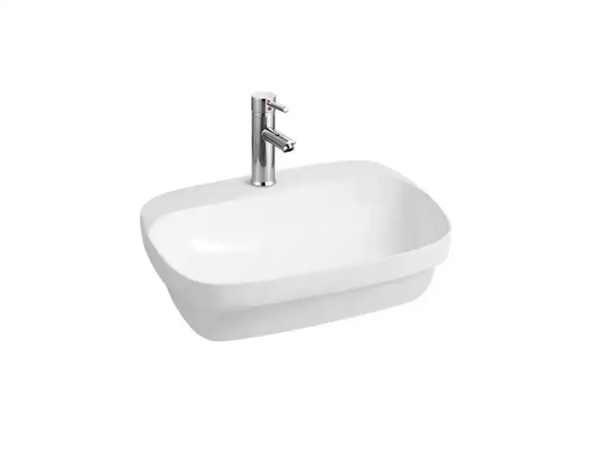Раковина накладная Aquatek Амадео 60х42х15,5 AQ6042-00, Белая фото 1