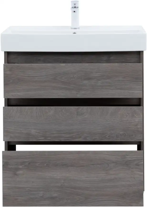 Тумба под раковину Aquanet Nova Lite 75 дуб рошелье (3 ящика) 302473 фото 8